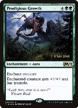 Prodigious Growth (194), Prerelease Cards — Magic card price