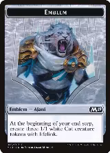 Emblem - Ajani, Adversary of Tyrants (15) — card price
