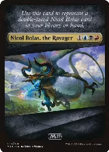 Checklist Card - Core Set 2019 (Nicol Bolas, the Ravager) (CH1) — card price