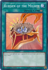 Burden of the Mighty (YS18-EN030) — card price