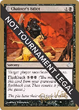 Chainer's Edict - 2003 Peer Kroger (TOR) — card price