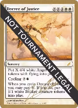 Decree of Justice - 2004 Julien Nuijten (SCG) — card price