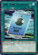 One-Time Passcode (MP18-EN141) — card price