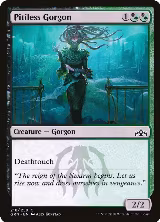 Pitiless Gorgon (218), Guilds of Ravnica — Magic card price