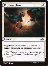 Righteous Blow (23), Guilds of Ravnica — Magic card price