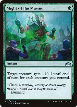 Might of the Masses (137), Guilds of Ravnica — Magic card price