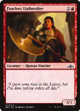 Fearless Halberdier (100), Guilds of Ravnica — Magic card price