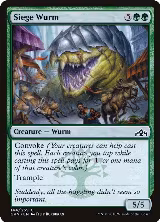 Siege Wurm (144), Guilds of Ravnica — Magic card price