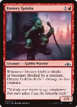 Ornery Goblin (112), Guilds of Ravnica — Magic card price