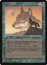Wyluli Wolf (Light), Arabian Nights — Magic card price