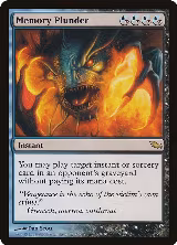 Memory Plunder (169), Shadowmoor — Magic card price