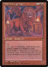 Crimson Manticore (French) - "Manticore pourpre" — card price