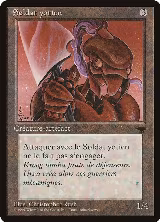 Yotian Soldier (French) - "Soldat yotien" — card price