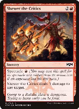 Skewer the Critics (115) — card price