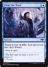 Clear the Mind (34), Ravnica Allegiance — Magic card price