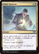 Final Payment (171) — card price