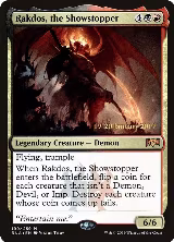Rakdos, the Showstopper (199), Prerelease Cards — Magic card price
