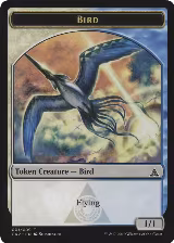 Bird // Thopter Double-Sided Token (1 // 11) — card price