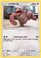Lickitung (Holo Common) (16/18), Detective Pikachu — Pokémon card price