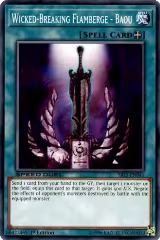 Wicked-Breaking Flamberge - Baou (SBLS-EN041), Speed Duel: Arena of Lost Souls — Yu-Gi-Oh! card price