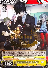 Protagonist & Ryuji & Ann (Spring Fest 2018) (P5/S45-PE01 PR) — card price
