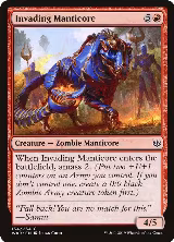 Invading Manticore (134) — card price
