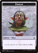 Emblem - Nissa, Who Shakes the World (19) — card price