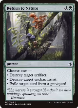 Return to Nature (175), War of the Spark — Magic card price