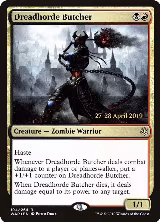 Dreadhorde Butcher (194), Prerelease Cards — Magic card price