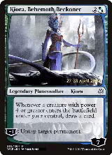 Kiora, Behemoth Beckoner (232), Prerelease Cards — Magic card price