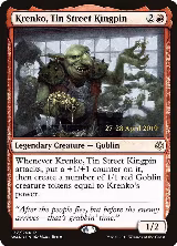Krenko, Tin Street Kingpin (137), Prerelease Cards — Magic card price