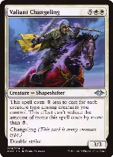 Valiant Changeling (34) — card price