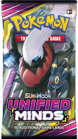 Unified Minds Booster Pack, SM - Unified Minds — Pokémon card price