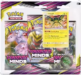 Unified Minds 3 Pack Blister [Vikavolt], SM - Unified Minds — Pokémon sealed product price