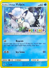 Alolan Vulpix - 21/145 (Build-A-Bear Workshop Exclusive) (021/145), Miscellaneous Cards & Products — Pokémon card price