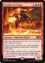 Cavalier of Flame (125), Promo Pack: Core Set 2020 — Magic card price