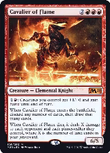 Cavalier of Flame (125), Prerelease Cards — Magic card price