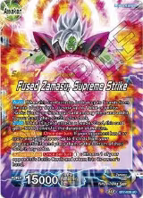 Goku Black & Zamasu // Fused Zamasu, Supreme Strike (BT7-026_PR), Assault of the Saiyans Pre-Release Cards — DB Super card price