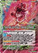 Son Goku // Kaio-Ken Son Goku, Training Complete (BT7-050_PR), Assault of the Saiyans Pre-Release Cards — DB Super card price
