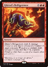 Ghired's Belligerence (25) — card price