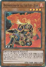 Brotherhood of the Fire Fist - Bear (FIGA-EN023) — card price
