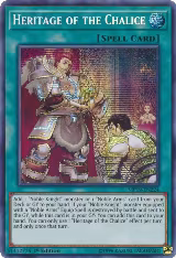 Heritage of the Chalice (MP19-EN224), 2019 Gold Sarcophagus Tin Mega Pack — Yu-Gi-Oh! card price