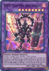D/D/D Flame High King Genghis (MP19-EN229), 2019 Gold Sarcophagus Tin Mega Pack — Yu-Gi-Oh! card price