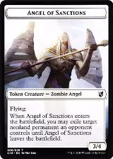 Angel of Sanctions // Horror Double-Sided Token (6 // 23) — card price