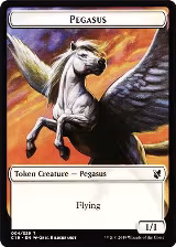 Pegasus // Human Double-Sided Token (4 // 3) — card price