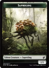 Saproling // Manifest Double-Sided Token (19 // 28) — card price