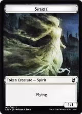 Spirit // Human Double-Sided Token (5 // 3) — card price