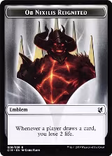 Emblem - Ob Nixilis Reignited // Zombie (010) Double-Sided Token (29 // 10) — card price