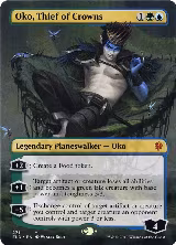 Oko, Thief of Crowns (Borderless) (271), Throne of Eldraine — Magic card price