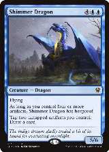 Shimmer Dragon (317), Throne of Eldraine — Magic card price